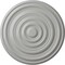 Ekena Millwork Carton Ceiling Medallion (For Canopies up to 2 5/8"), Hand-Painted Frost, 12 5/8"OD x 1"P CM13CAFRF - alternate 1